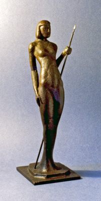 Gralshüterin (Bronze, h 19 cm, 1991)