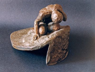 Sisyphos (Bronze, 10 cm, 1990)