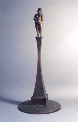 kleine Schwangere (Bronze, h 34 cm, 1992)