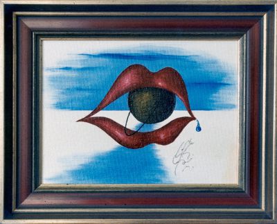 Isis (Öl auf Leinwand, 24 x 18 cm 1989)