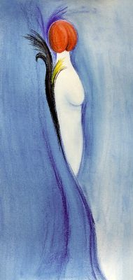 Duo (Pastell, h 60 cm 1990)